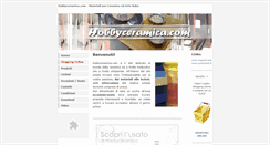 Desktop Screenshot of hobbyceramica.com